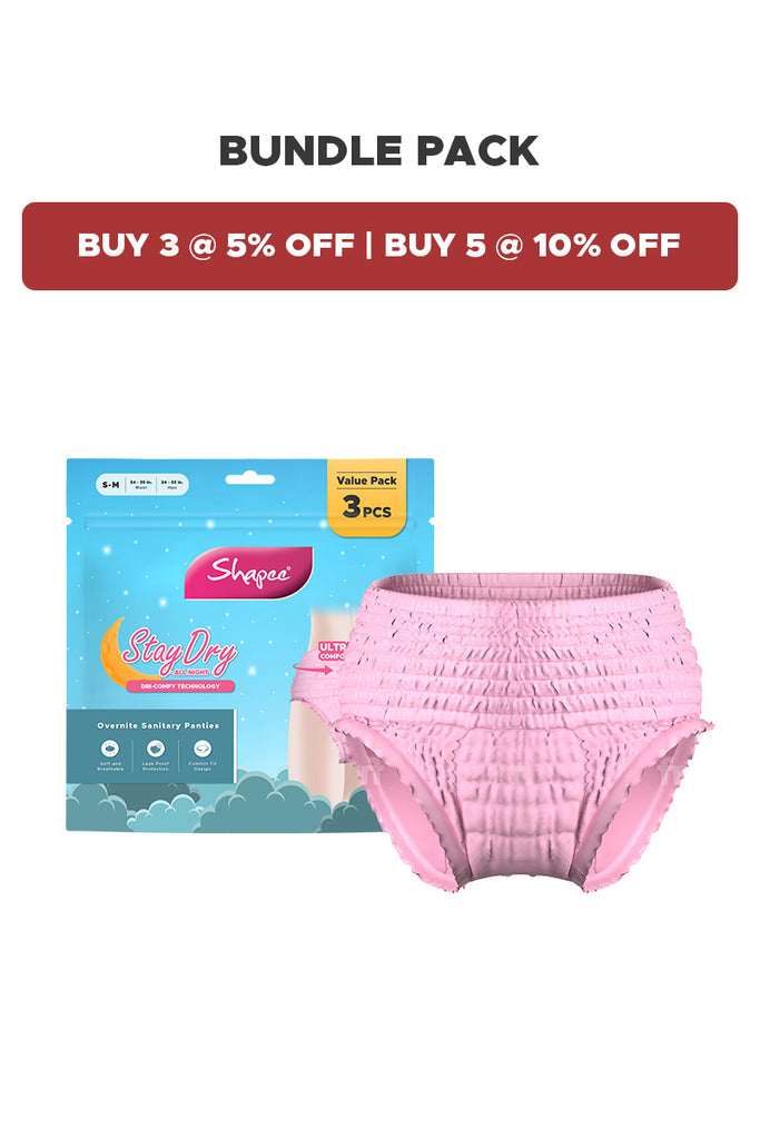 Shapee Overnite Sanitary Pants [Bundle Packs]