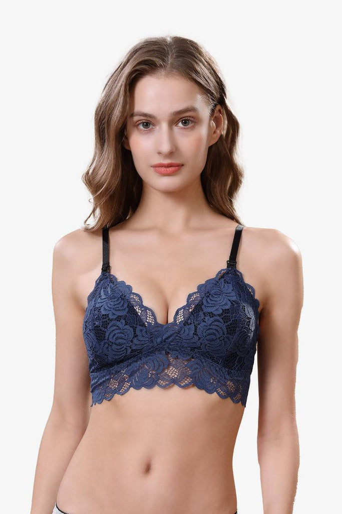 Lacey Nursing Bralette Blue by Shapee