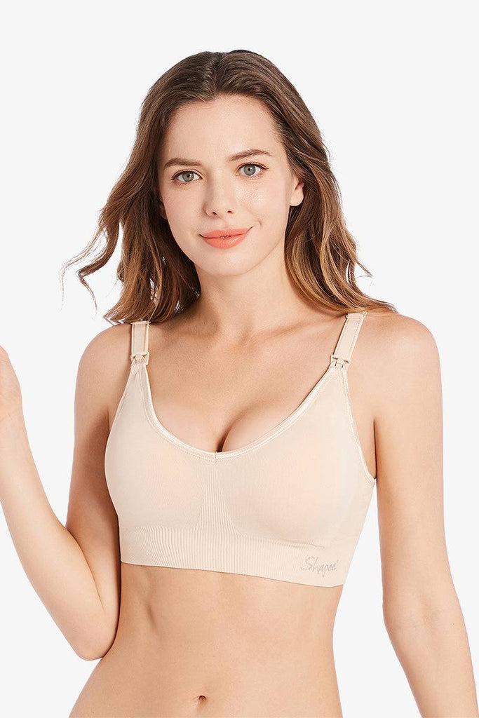 Luxe Nursing Bra Beige by Shapee