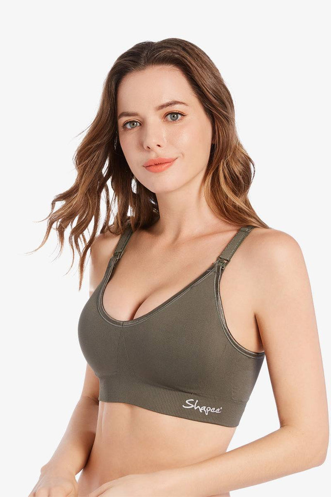 Luxe Nursing Bra Green by Shapee