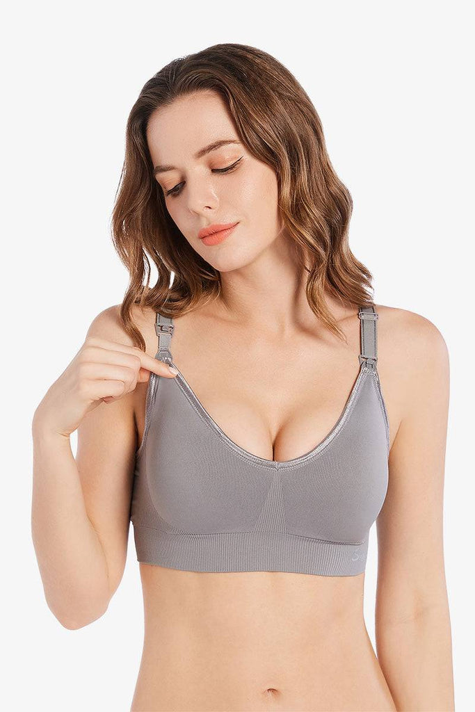 Luxe Nursing Bra Grey by Shapee