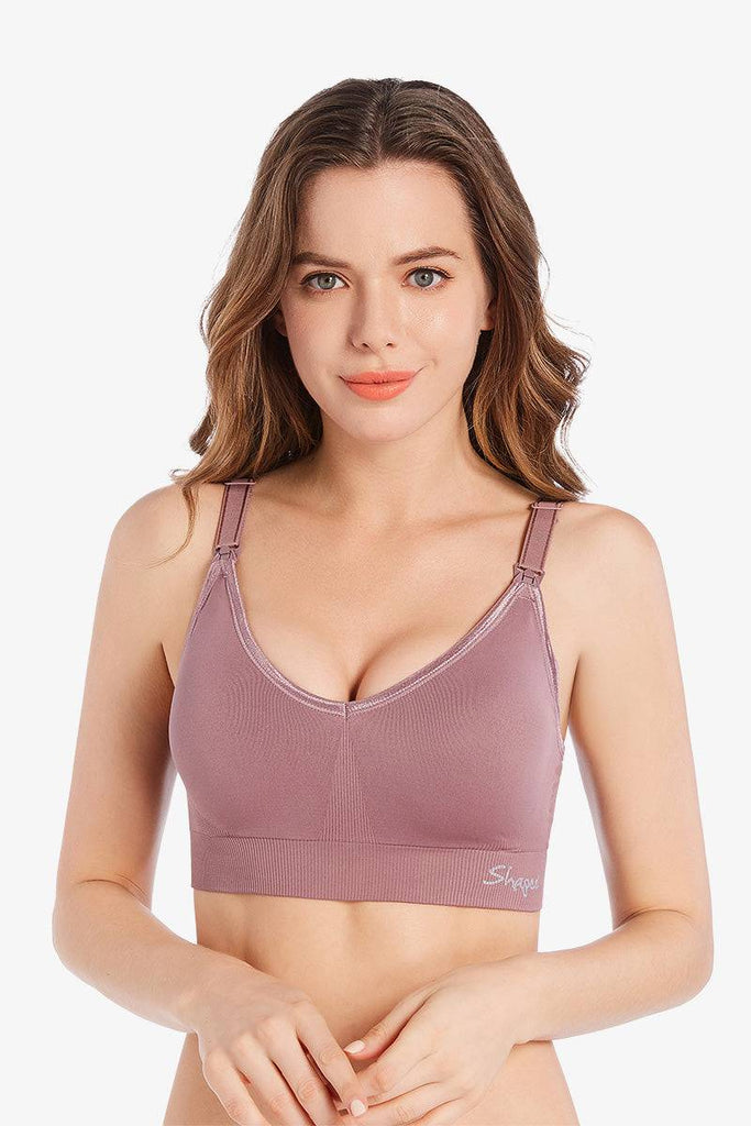 Luxe Nursing Bra Maroon by Shapee