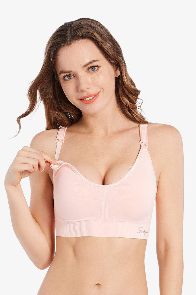 Luxe Nursing Bra Pink by Shapee