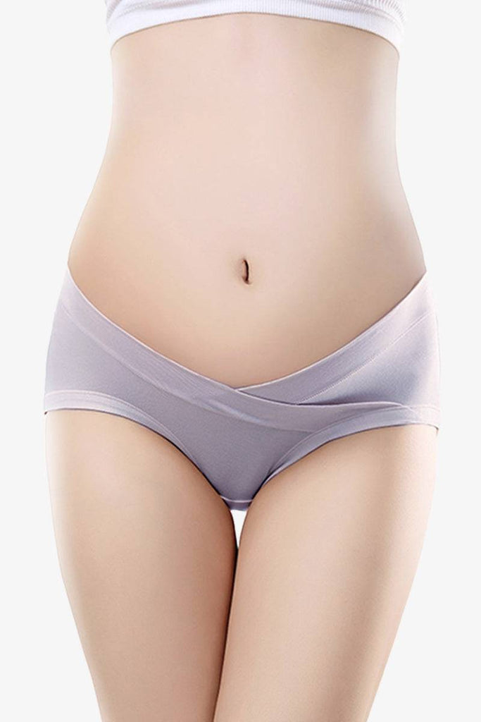 Low Waist Maternity Panties Purple by Shapee