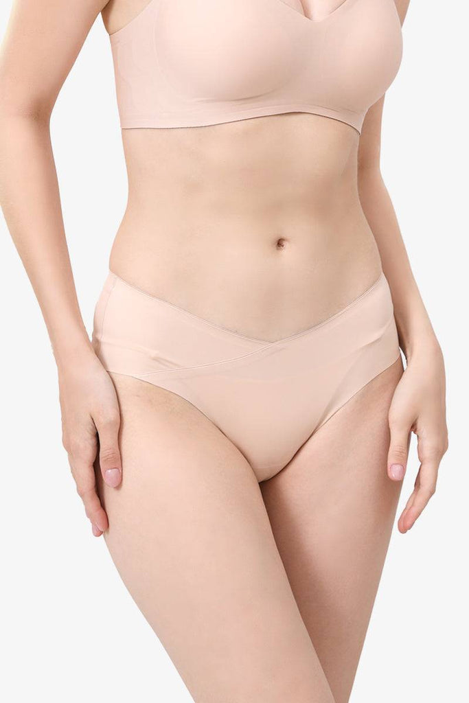 iNVI Maternity Briefs Beige